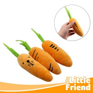 mainan anjing kucing boneka bentuk wortel 1