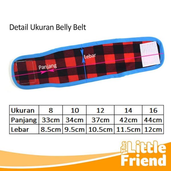 belly belt band ikat pinggang marking 3