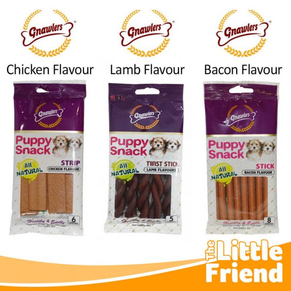 camilan anjing gnawlers puppy snack 1